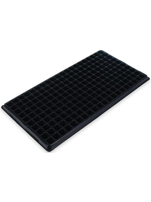 Кассета для рассады, 200 ячеек по 7 мл, чёрная, Greengo