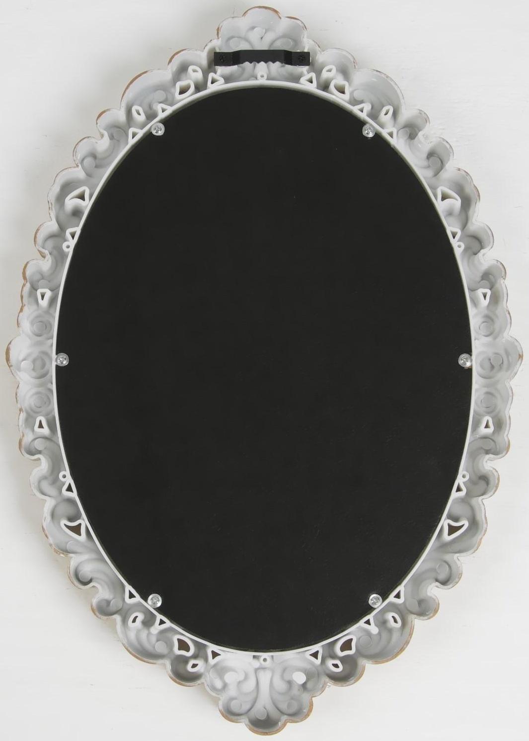 Зеркало настенное «Вензеля», зеркальная поверхность 16 × 23 см, цвет «белёное золото»