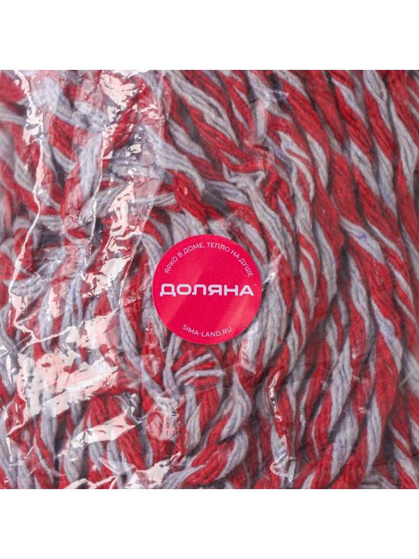 Насадка для швабры верёвочная Доляна, х/б, 300 гр, цвет МИКС