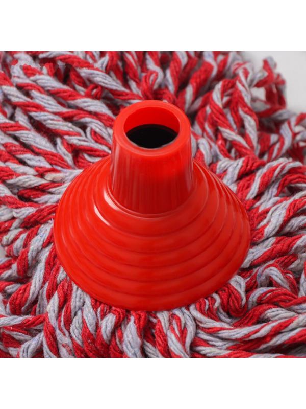 Насадка для швабры верёвочная Доляна, х/б, 300 гр, цвет МИКС