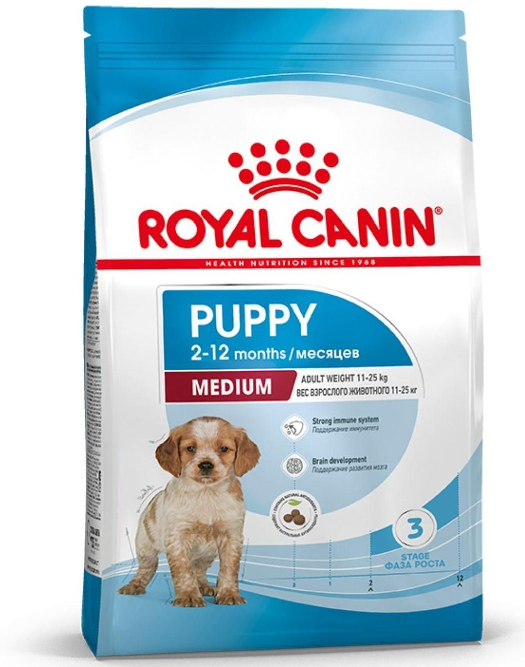 Сухой корм RC Medium Puppy для щенков, 3 кг