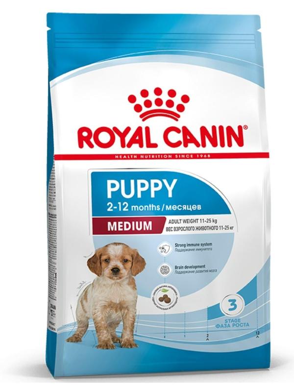 Сухой корм RC Medium Puppy для щенков, 3 кг