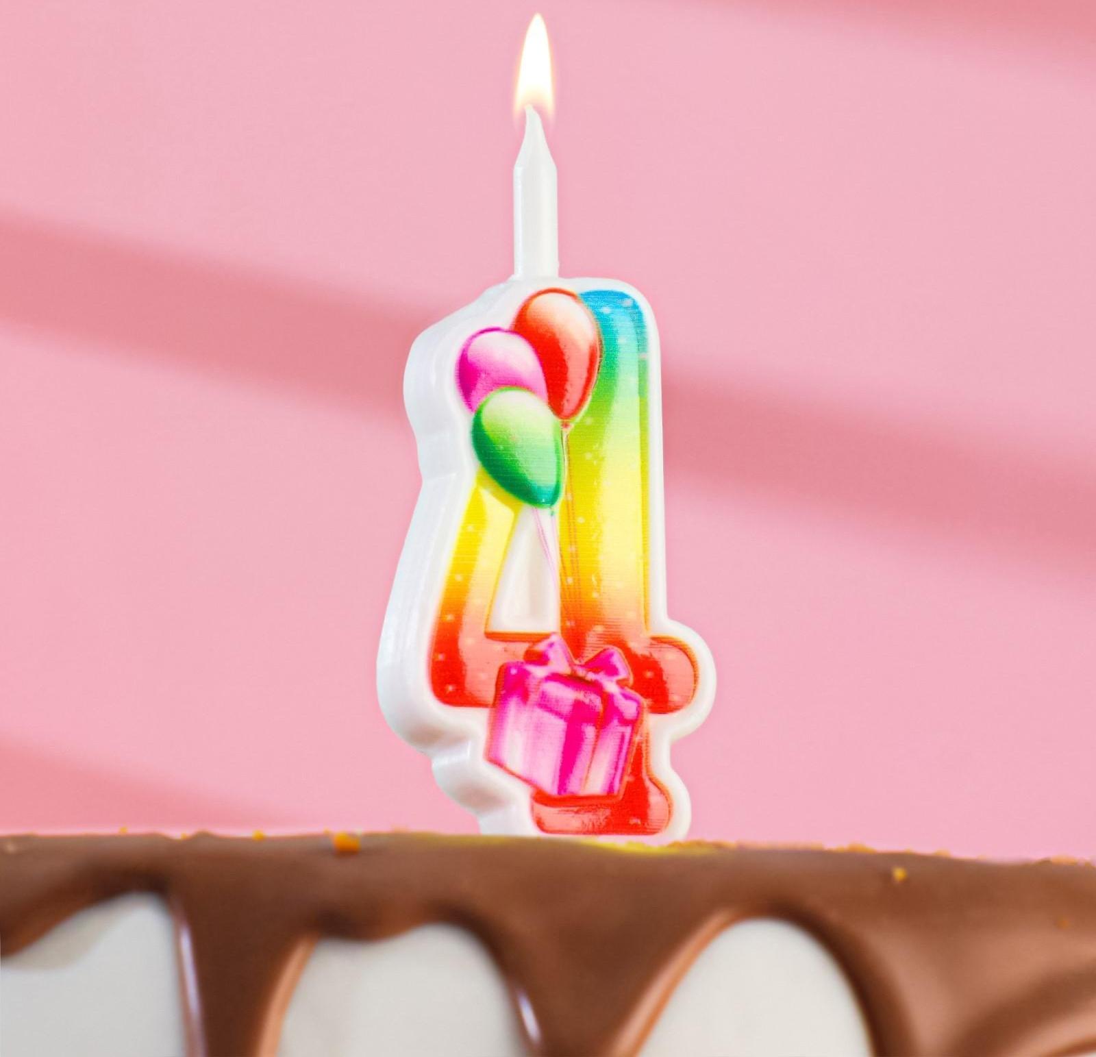 Свеча для торта цифра 