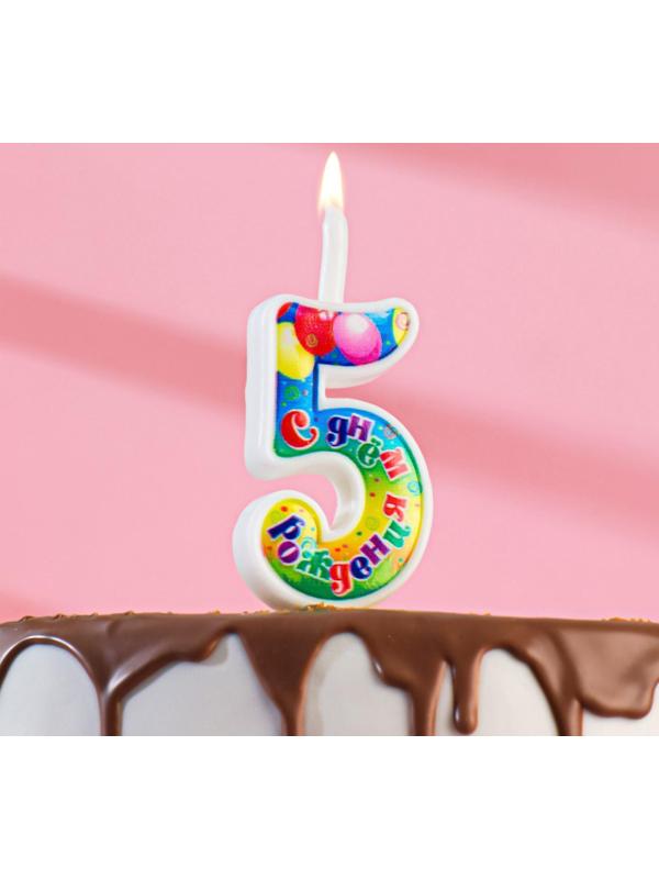 Свеча для торта цифра 