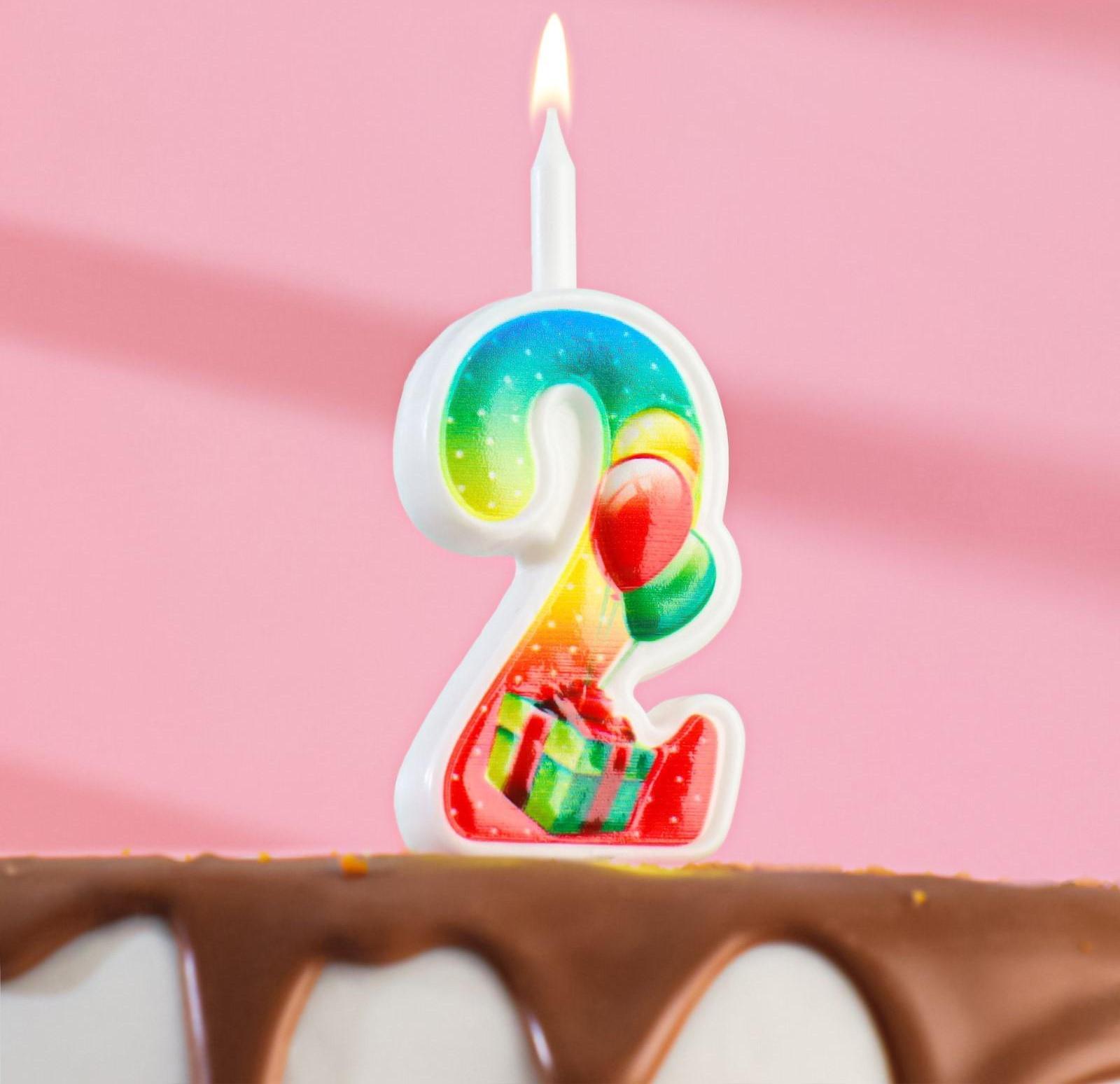 Свеча для торта цифра 