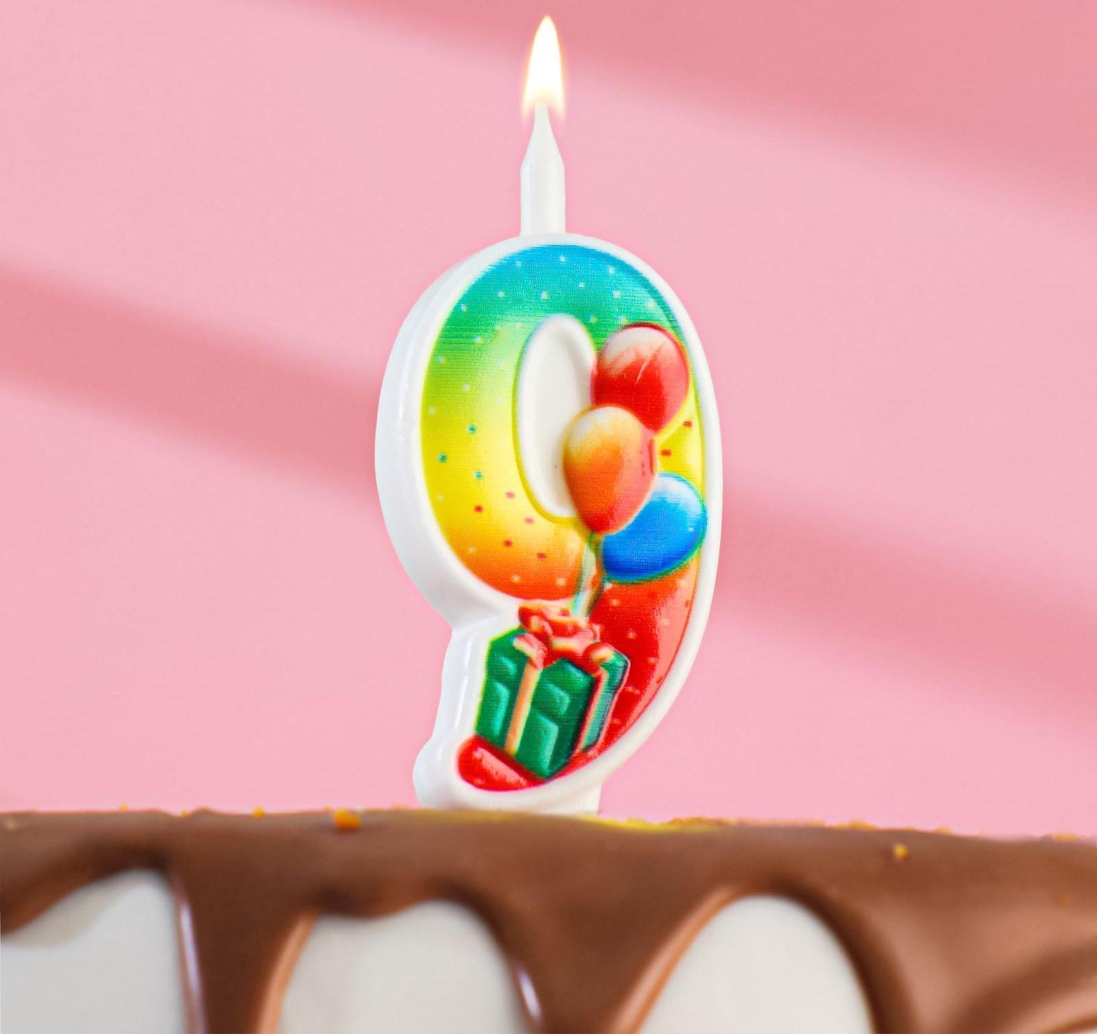 Свеча для торта цифра 