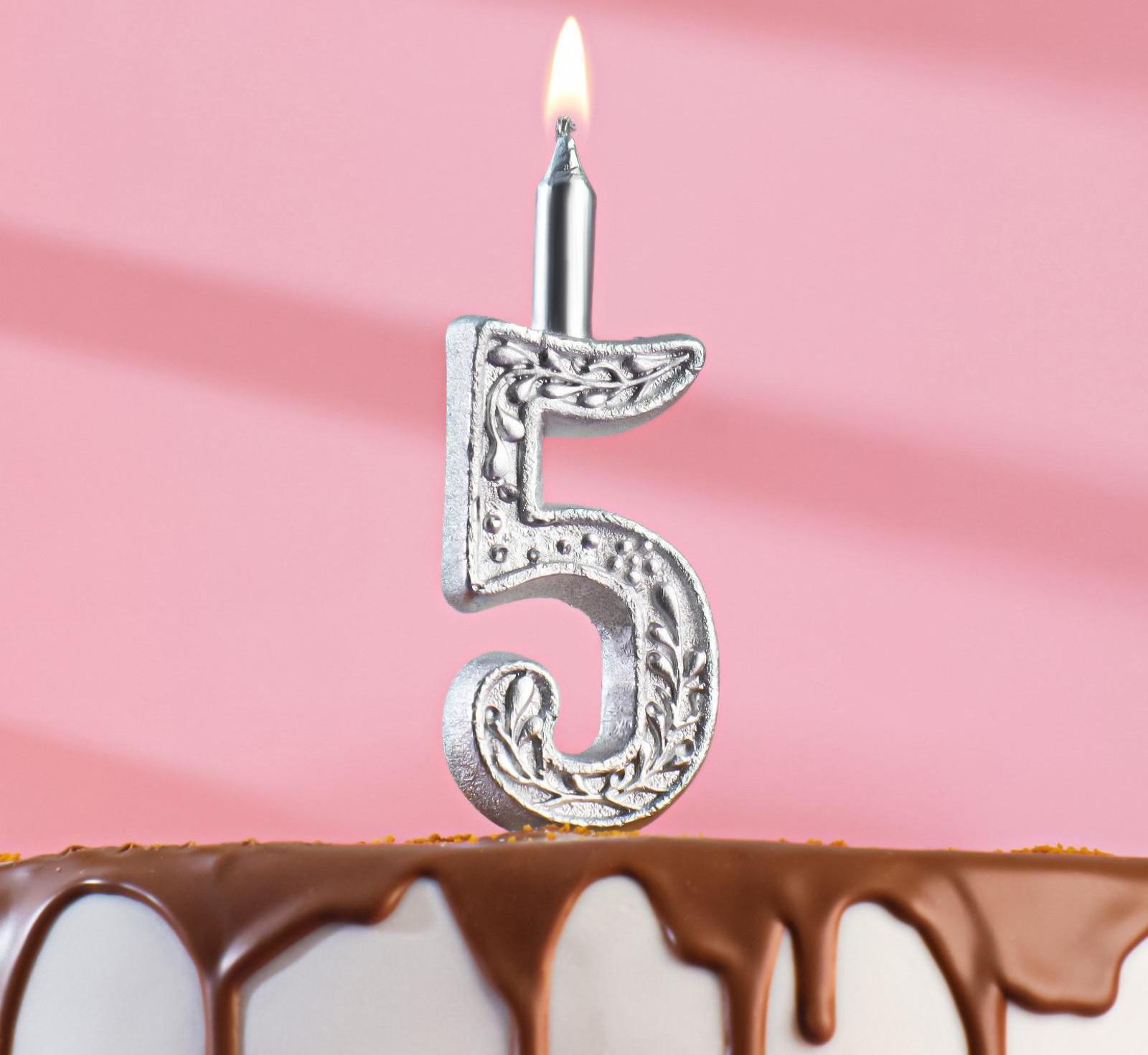 Свеча для торта цифра 