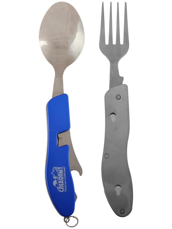 Набор столовых приборов «СЛЕДОПЫТ»: ложка, вилка, нож, открывашка