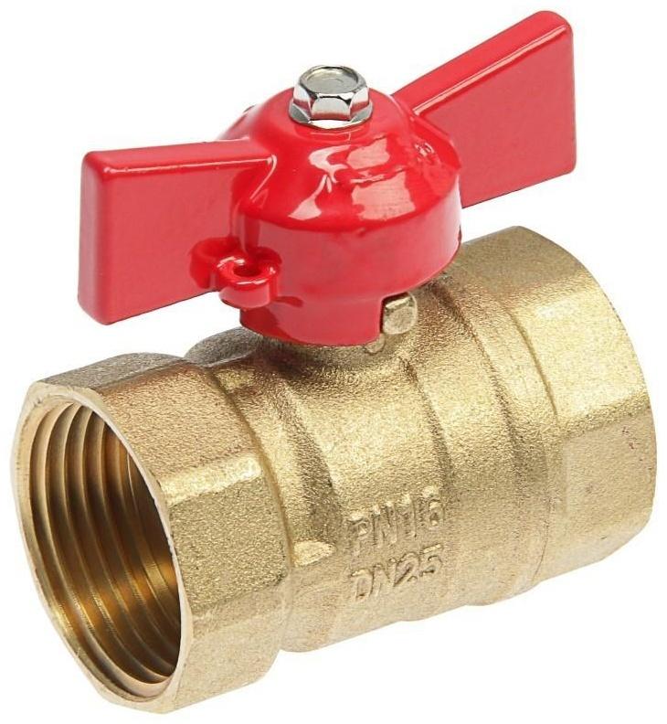 Кран шаровой ZEIN, внутренняя/внутренняя резьба 1