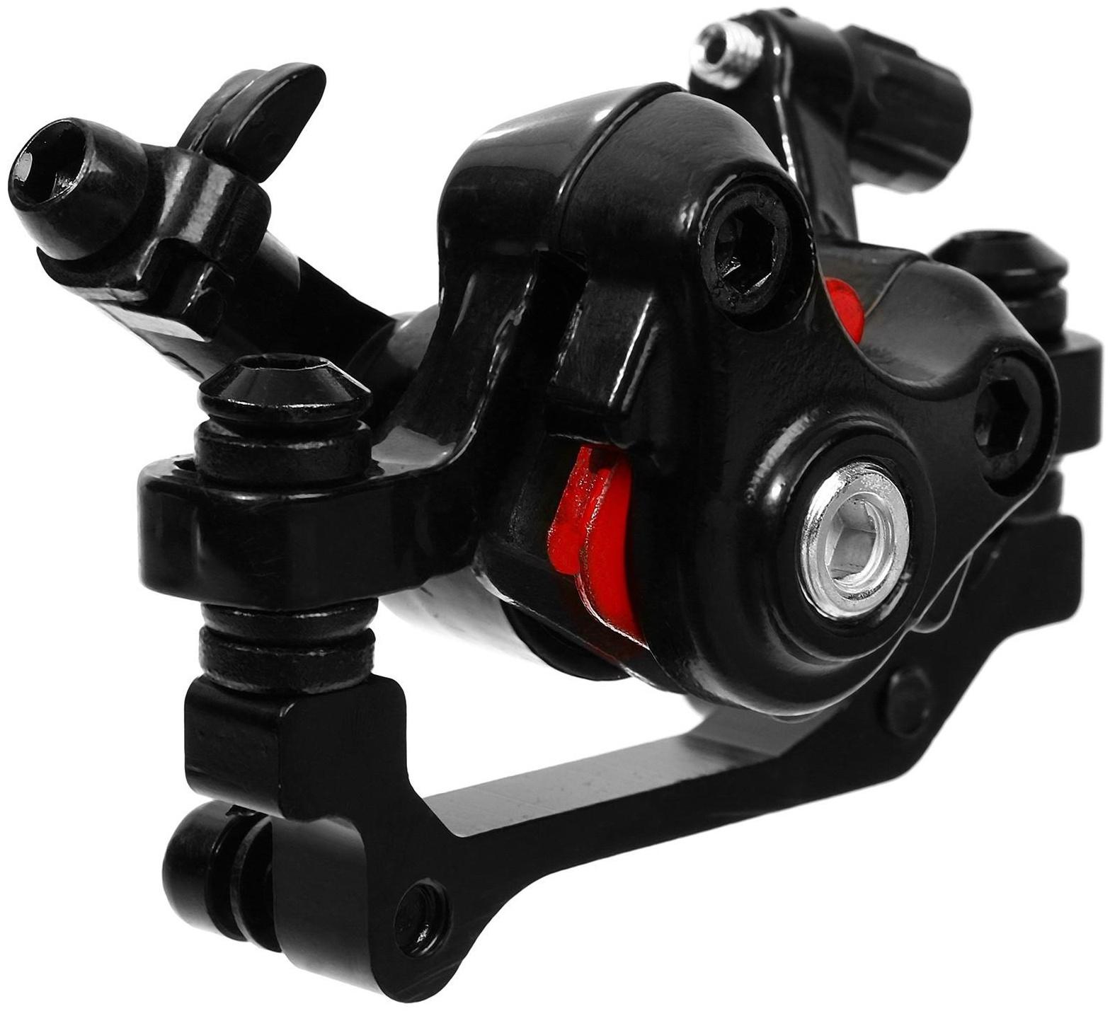 Калипер дискового тормоза задний F-180 мм/R-160 мм