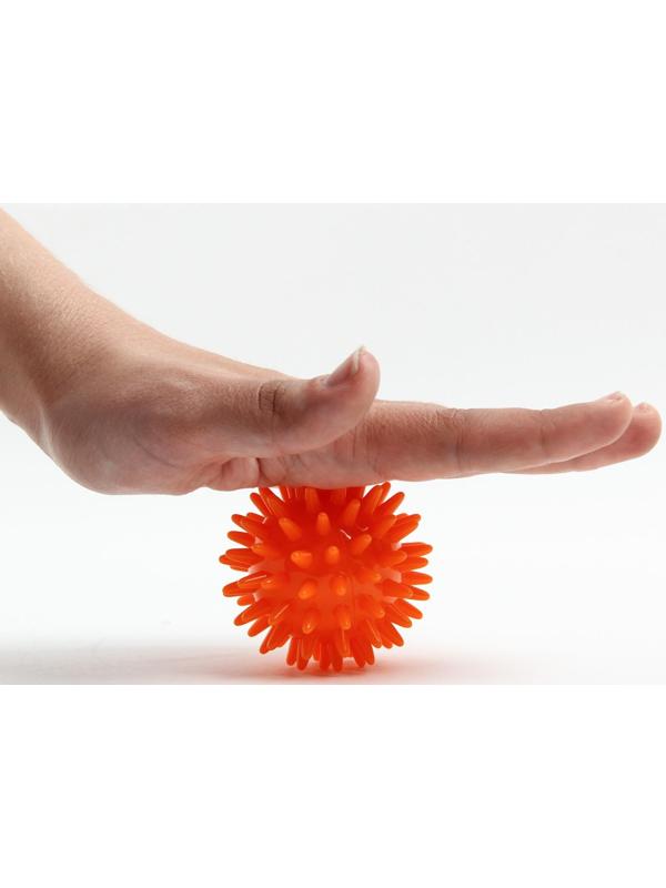 Мяч массажный d = 8 см., цвет желтый