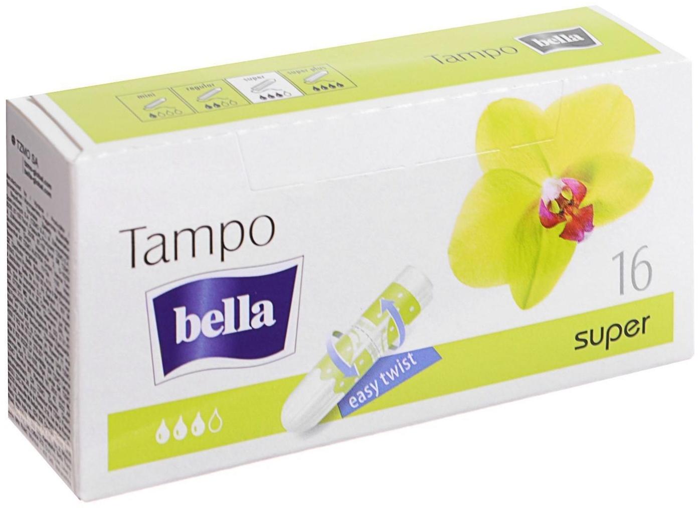 Тампоны Bella Premium Comfort Super Easy Twist, 16 шт.