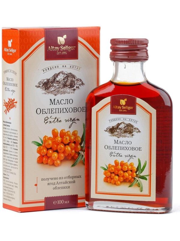 Масло облепиховое Altay Seligor (50 мг/% каротиноидов), 100 мл.