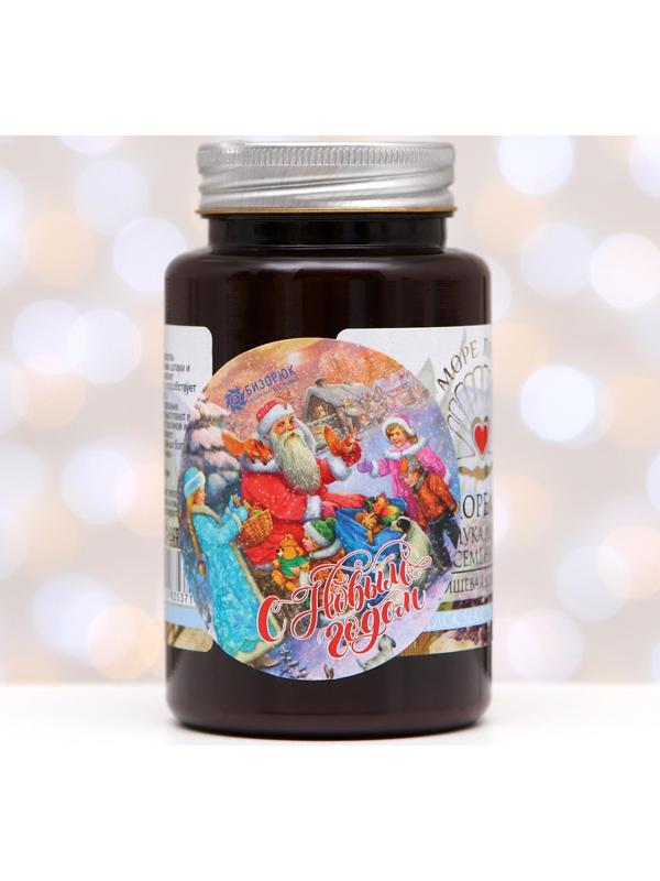 Пищевая добавка «Бизорюк», хлорелла + мука льна + семена чиа, с новогодним стикером, 130 мл
