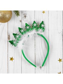Карнавальный ободок «Ёлочки», световой