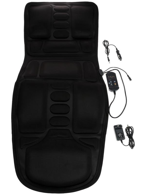 Массажная накидка для спины Luazon LEM-22, таймер 15/30 мин, 8 видов массажа, 220/12В