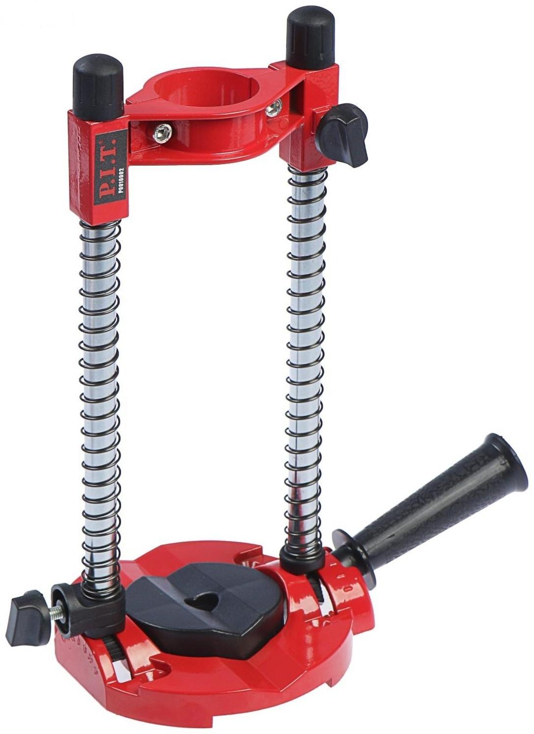 Стойка для дрели P.I.T. P0010002, крепление d=40 мм, регулировка угла и глубины сверления