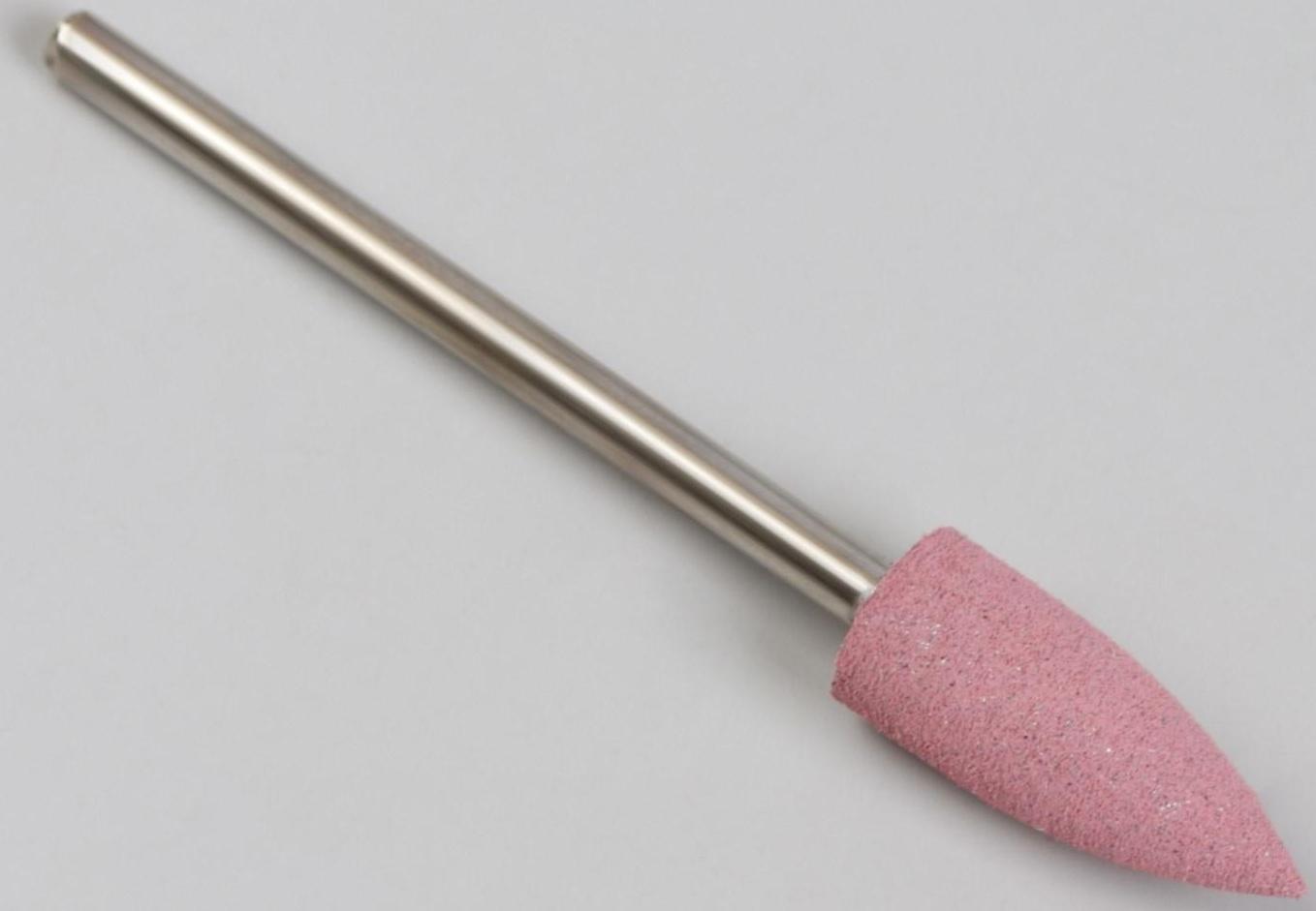 Фреза силиконовая для полировки, средняя, 6 × 16 мм, цвет розовый