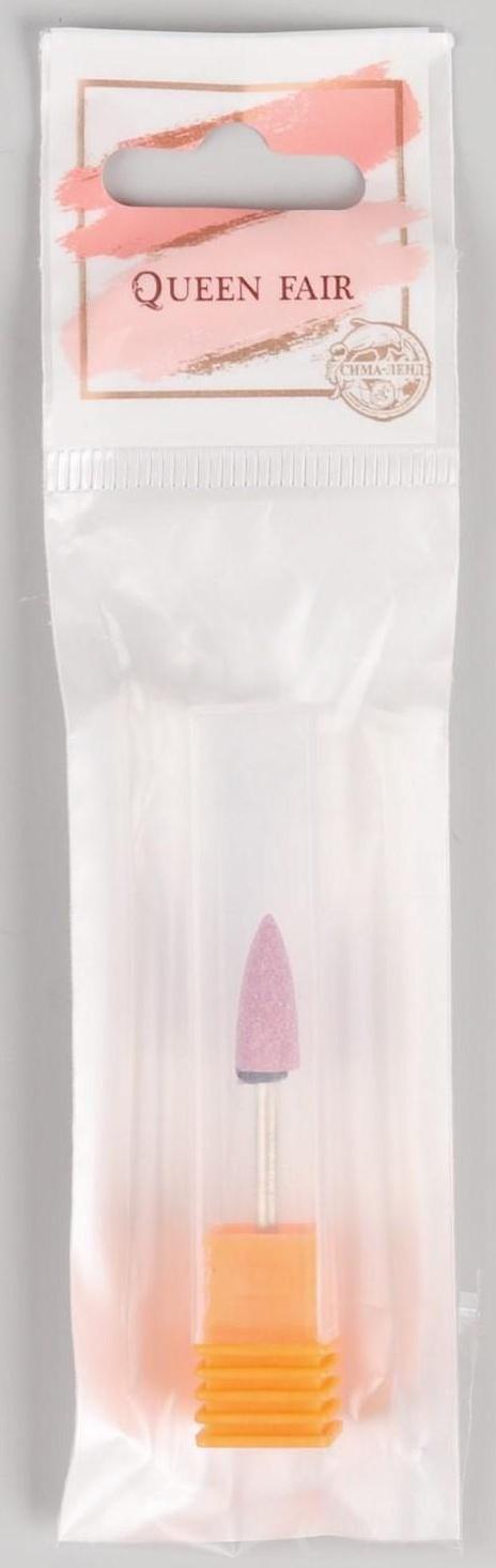 Фреза силиконовая для полировки, средняя, 6 × 16 мм, цвет розовый