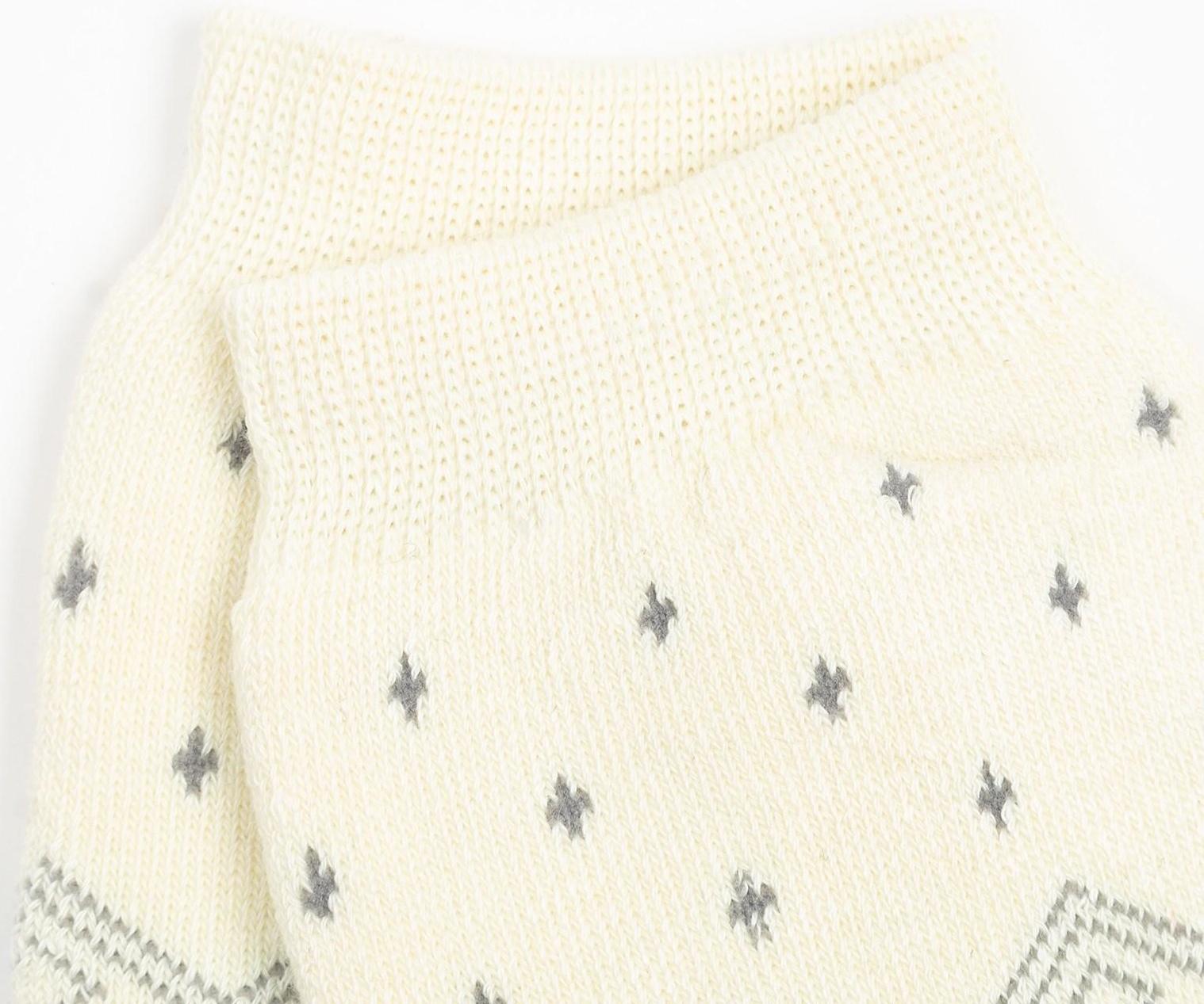 Носки женские махровые, цвет персиковый/серый, размер 23-25