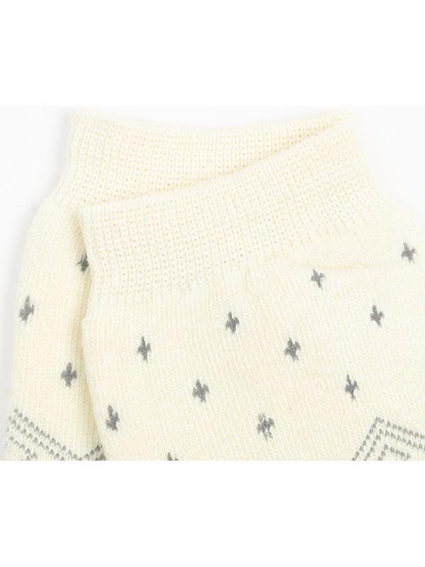 Носки женские махровые, цвет персиковый/серый, размер 23-25