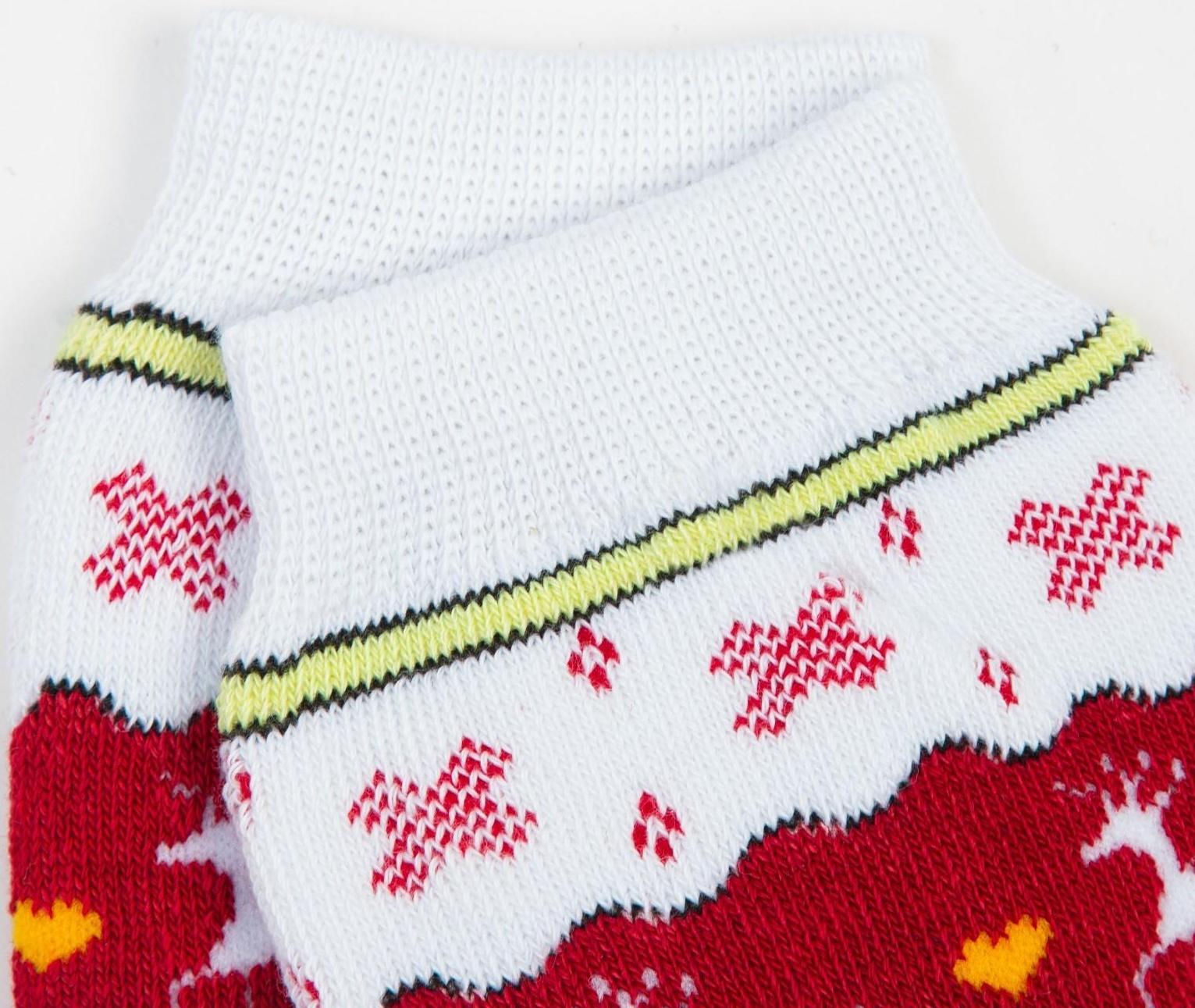 Носки женские махровые «Норвегия», цвет белый, размер 23-25