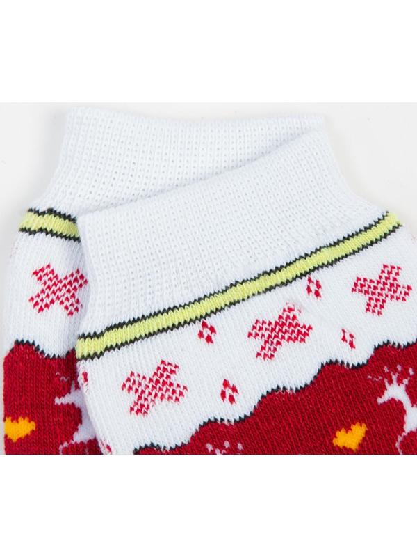 Носки женские махровые «Норвегия», цвет белый, размер 23-25