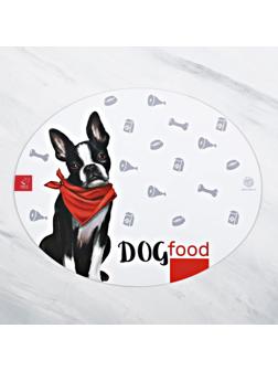 Коврик под миску Dog Food 35х28 см