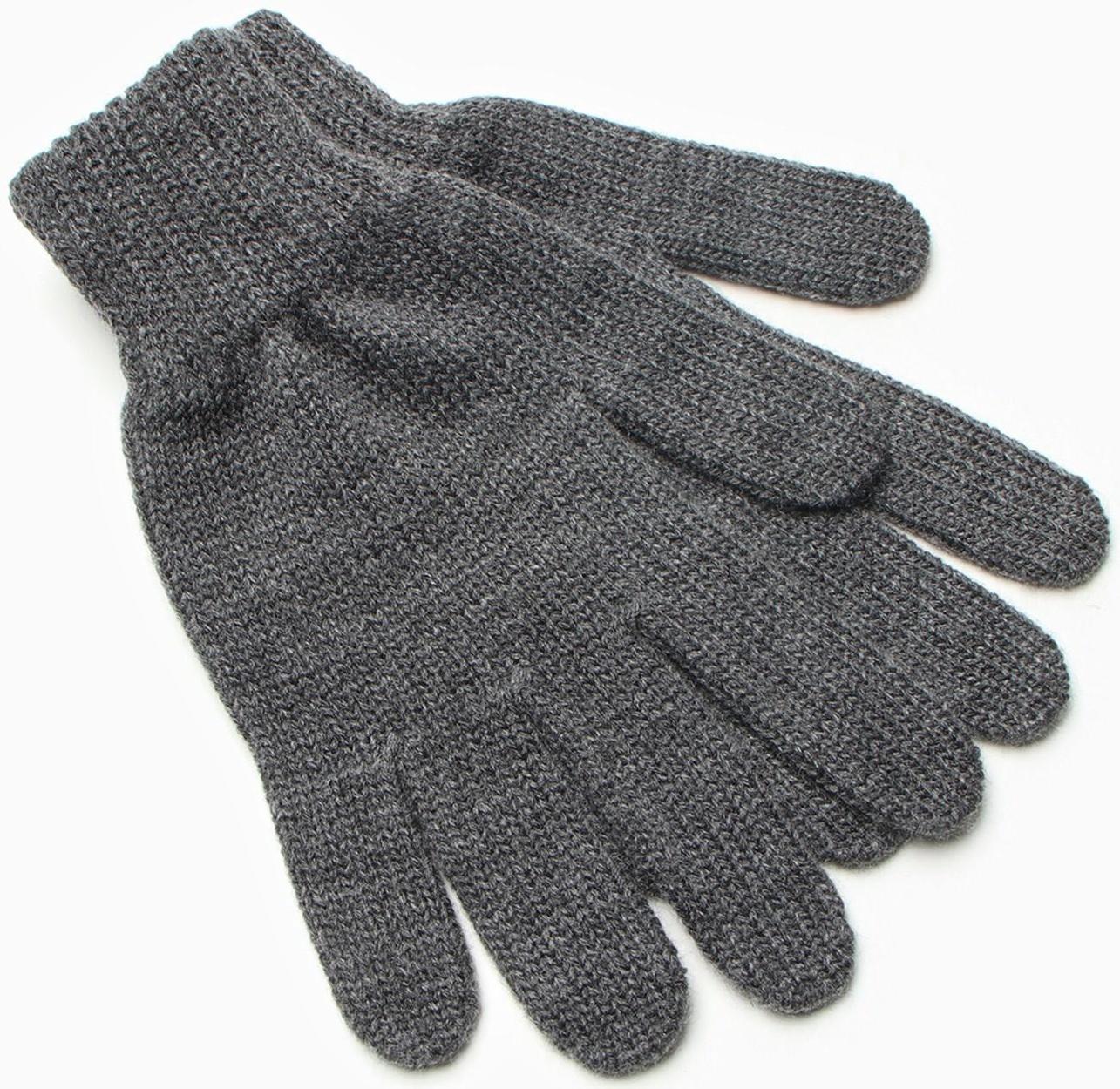 Перчатки женские, цвет тёмно-серый, размер 18