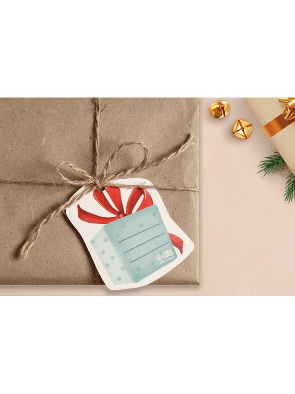 Шильдик на подарок Новый год «Новогодний подарок», 6,5 ×6,3  см