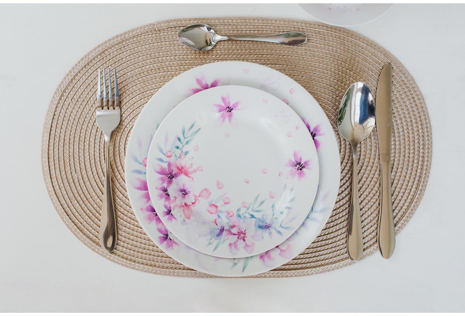 Салфетка сервировочная Доляна «Овал», 45×30 см, цвет молочный