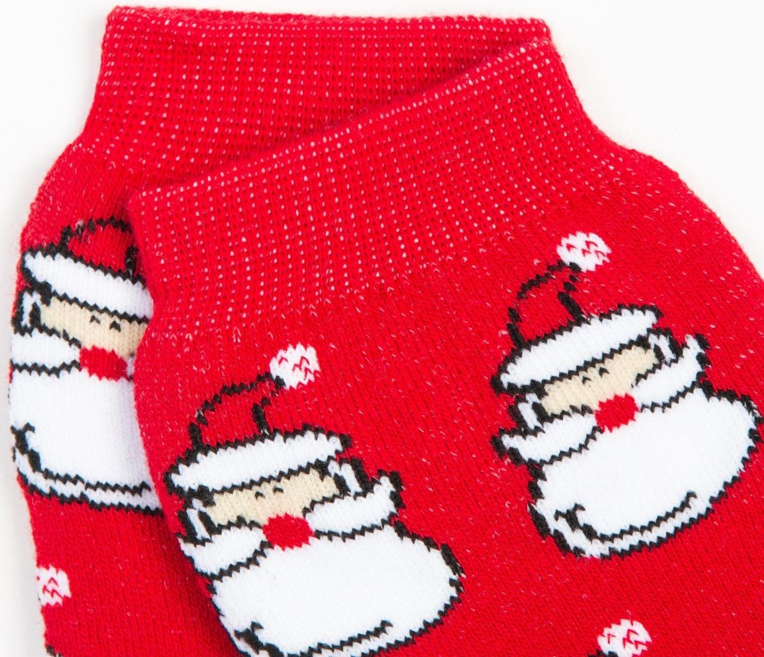 Носки женские махровые, цвет красный, размер 25