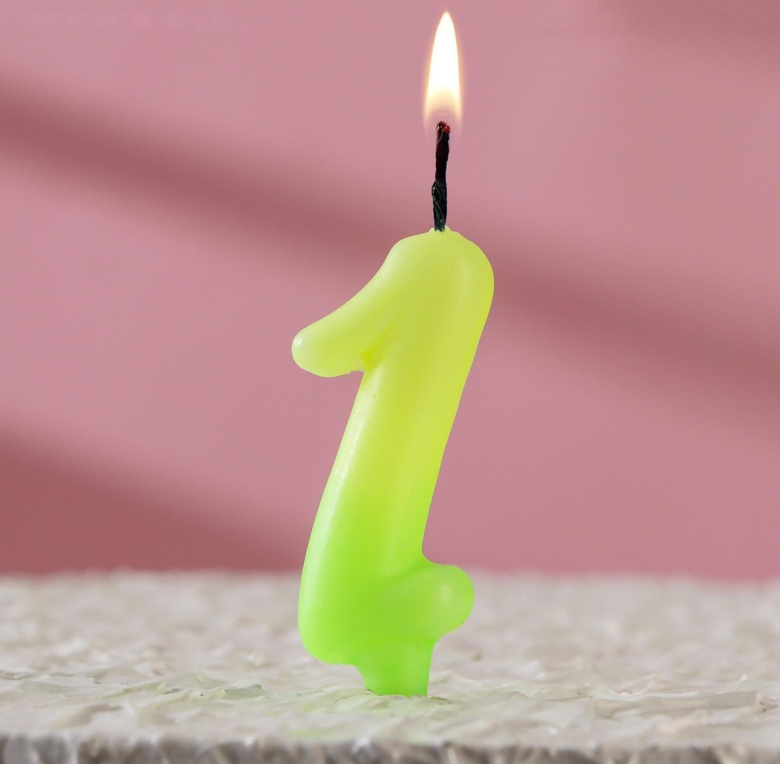 Свеча для торта цифра 