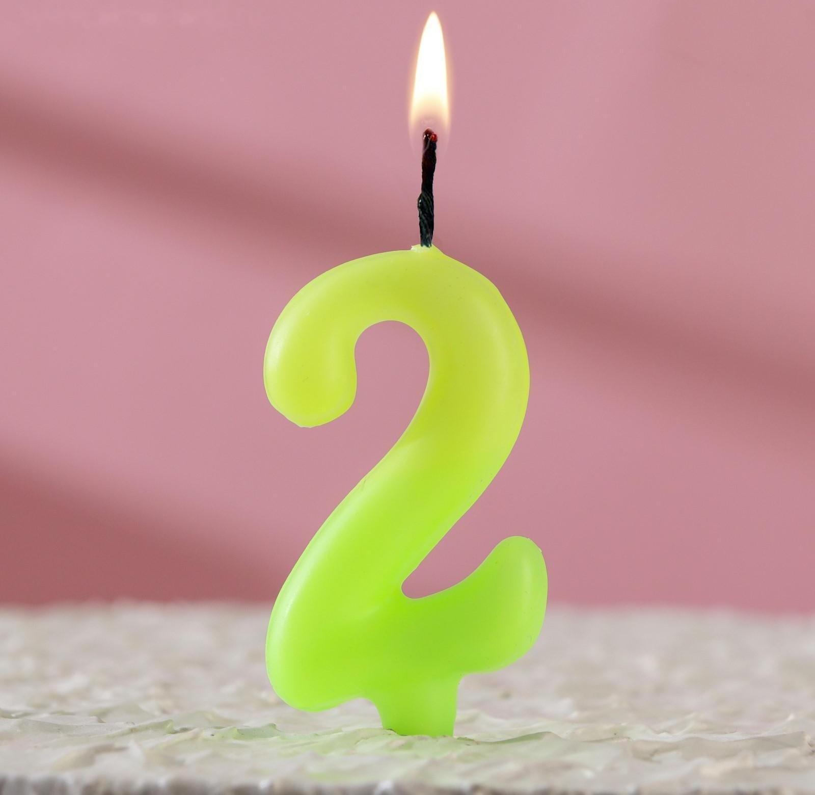 Свеча для торта цифра 