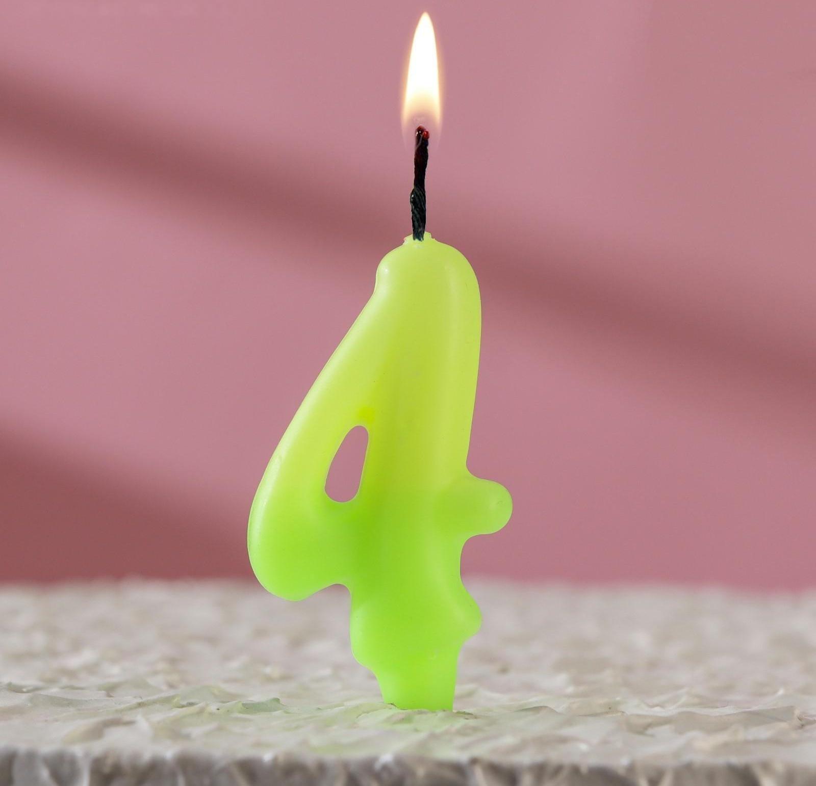 Свеча для торта цифра 