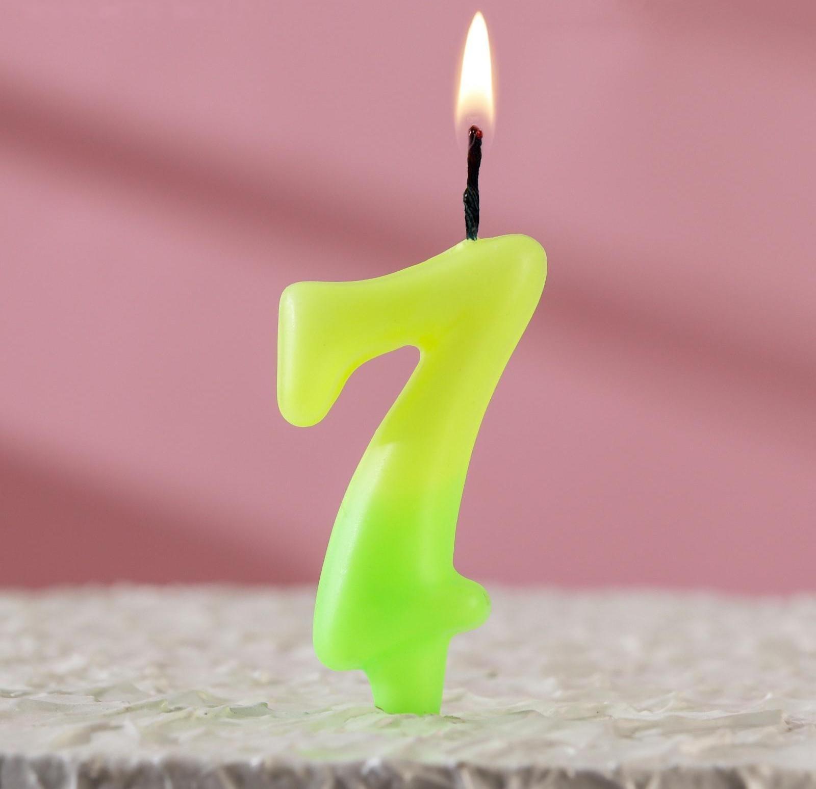 Свеча для торта цифра 