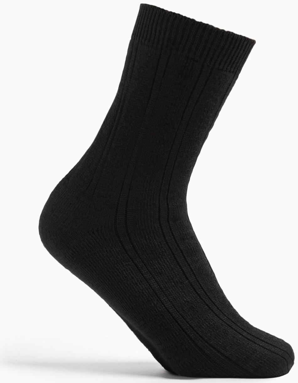 Носки мужские махровые Экозим цвет чёрный, размер 29