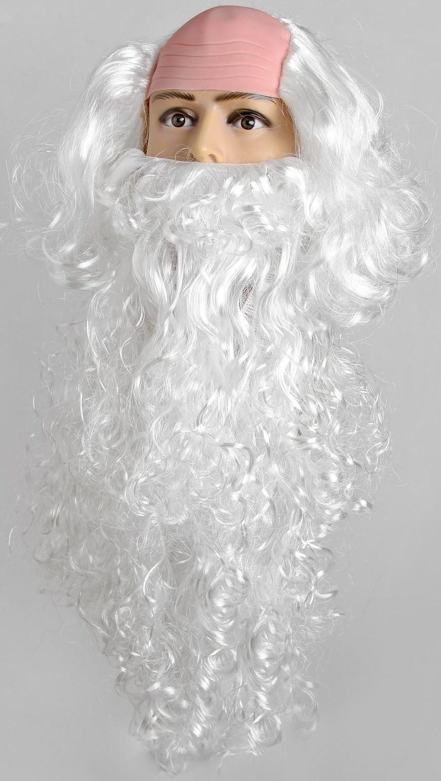 Набор Деда Мороза: борода, парик
