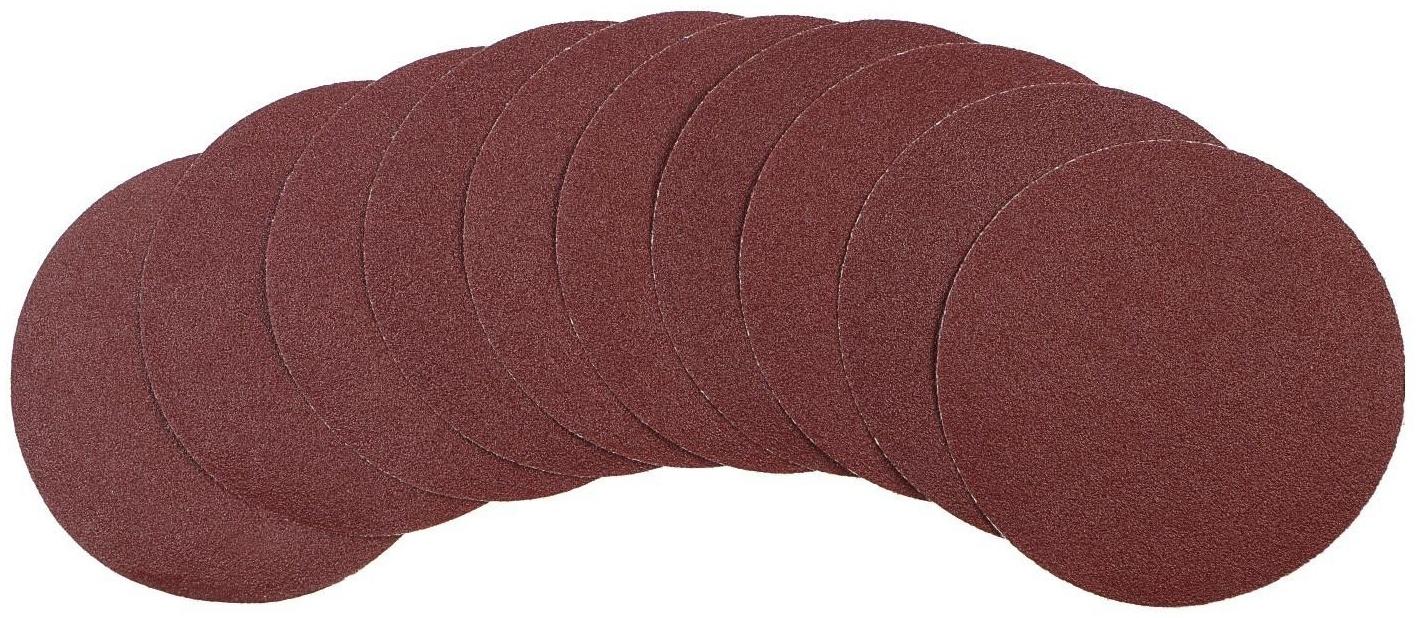 Круг абразивный шлифовальный под липучку ON 19-05-004, 125 мм, Р100, 10 шт.