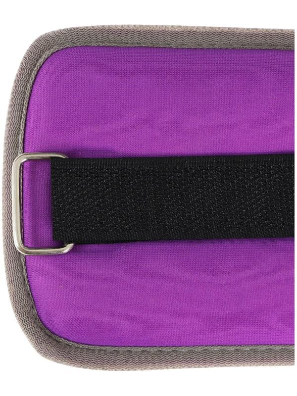 Утяжелитель неопреновый 2 шт. х 0,5 кг, цвет фиолетовый