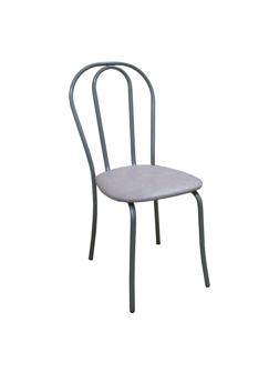 Стул для столовых UD_Вереск СМ7/6-05 карк сереб.металл, к/з серый К-03