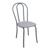 Стул для столовых UD_Вереск СМ7/6-05 карк сереб.металл, к/з серый К-03