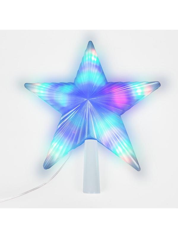 Фигура светодиодная Звезда на елку 22 см, 31 LED, RGB 501-001
