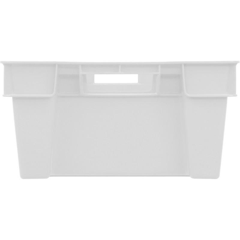 Ящик п/э  600х400х200мм сплош/сплош_белый (арт.206)