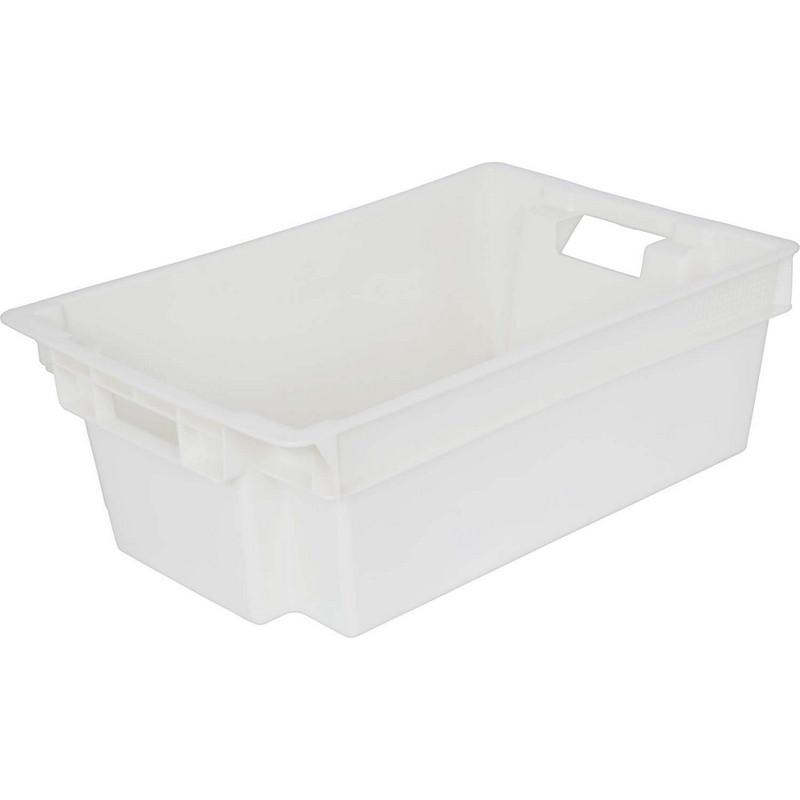 Ящик п/э  600х400х200мм сплош/сплош_белый (арт.206)