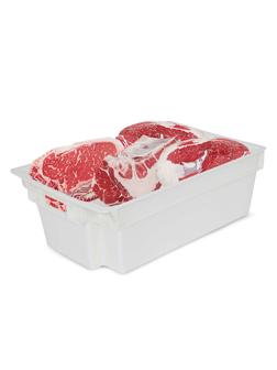 Ящик п/э  600х400х200мм сплош/сплош_белый (арт.206)