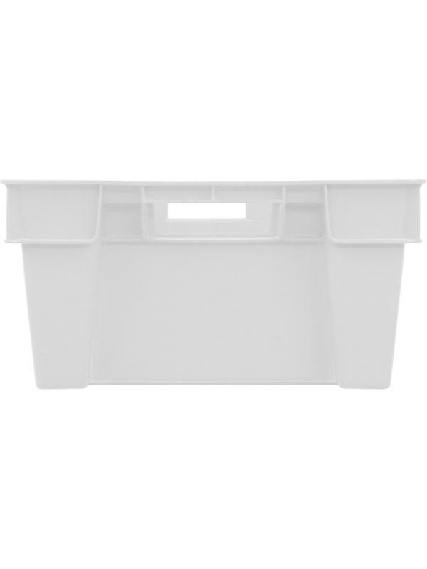 Ящик п/э  600х400х200мм сплош/сплош_белый (арт.206)