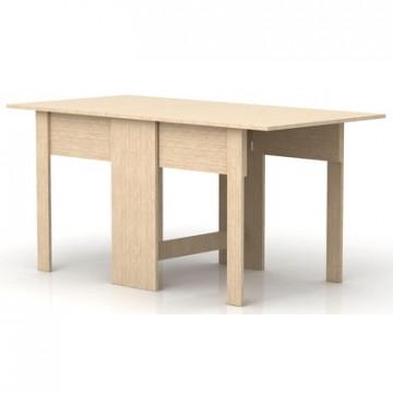Стол обеденный N_стол-книжка Д-257 ЛДСП дуб молочный