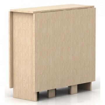 Стол обеденный N_стол-книжка Д-257 ЛДСП дуб молочный