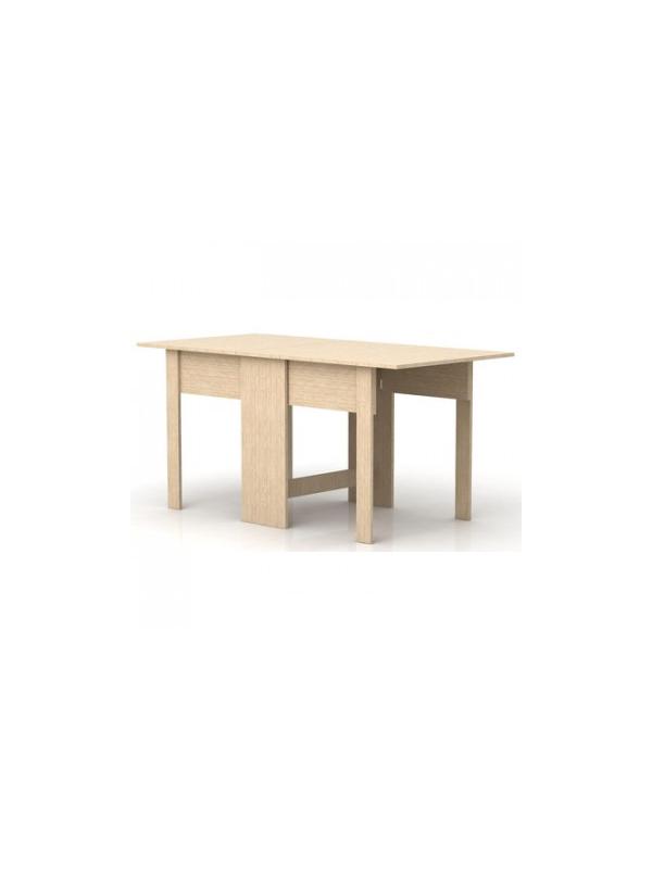 Стол обеденный N_стол-книжка Д-257 ЛДСП дуб молочный